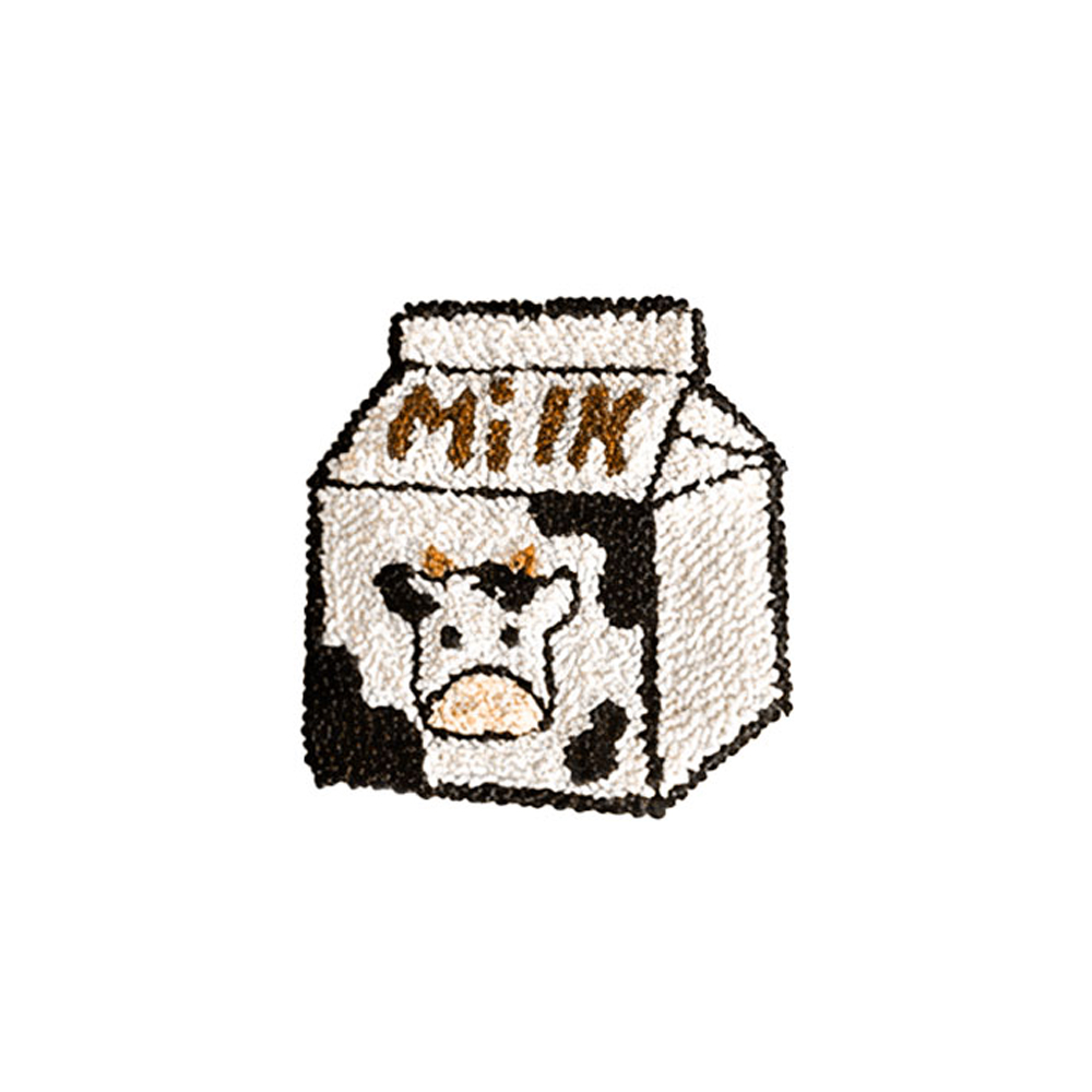 【上手家居】俄羅斯刺繡杯墊 牛奶盒材料包(戳筆+毛線+繡繃)(刺繡材料包/戳戳繡/刺繡diy/毛線戳戳繡/毛線刺繡), , large