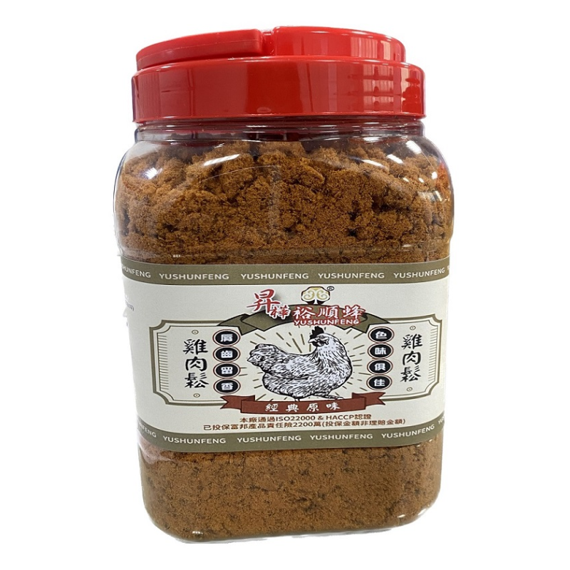 [泓俐]昇樺裕順蜂雞肉鬆 原味1000g, , large