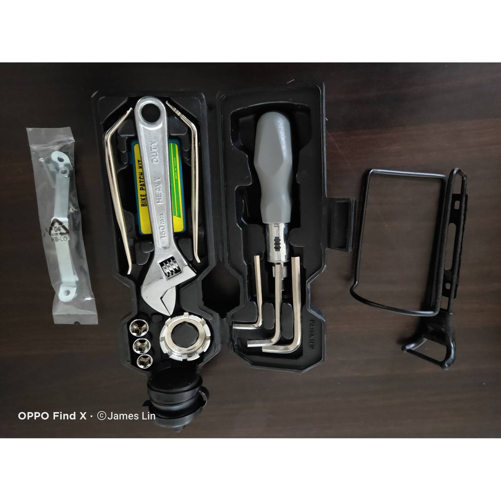 GS MALL 台灣製造 29pcs 自行車工具維修組 專業包 自行車包 工具 維修包 工具包 自行車維修 腳踏車維修, , large