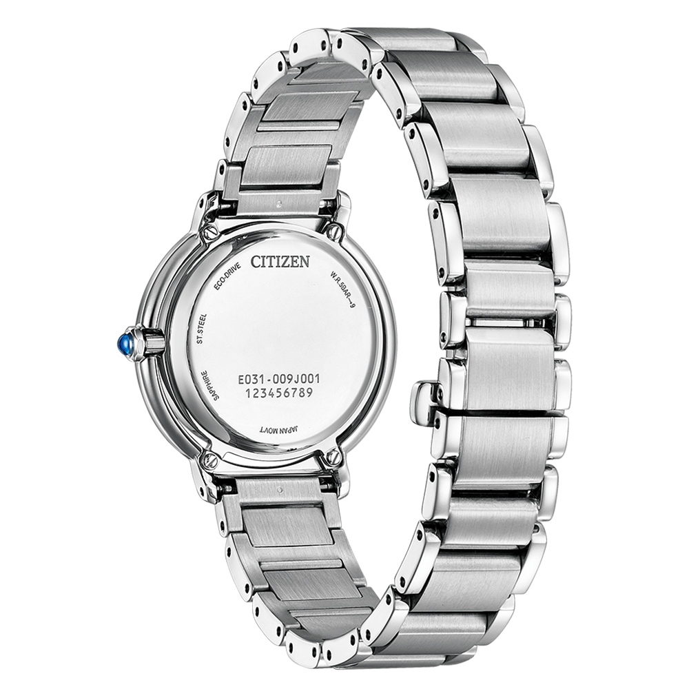 CITIZEN 星辰 L系列 珍珠貝光動能女錶 EM1100-84D, , large