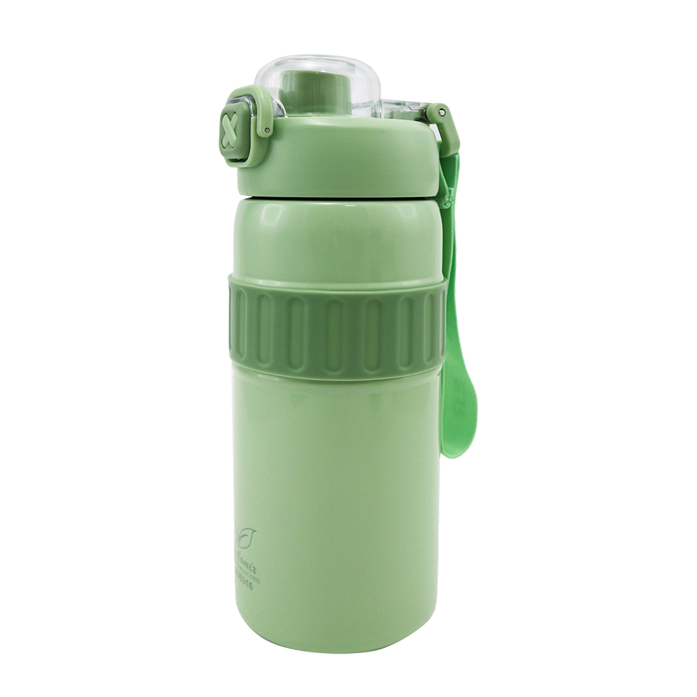 萌絲塔316不鏽鋼雙飲杯-600ml-綠色-1支, , large