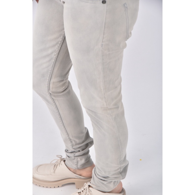 (M) trf denim丹寧牛仔淺灰色長褲二手衣, , large