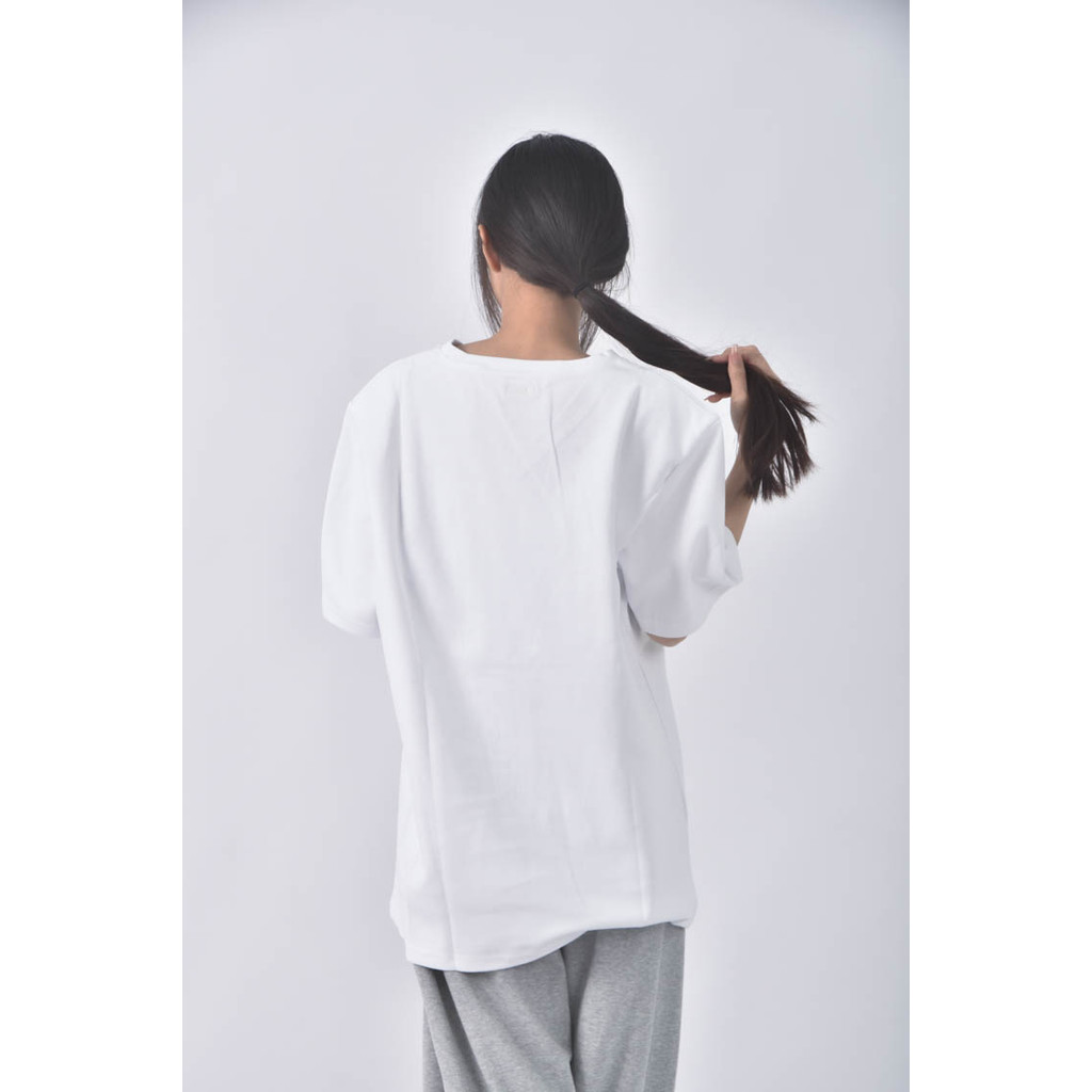 (XL) lalala素面白色短袖上衣二手衣, , large