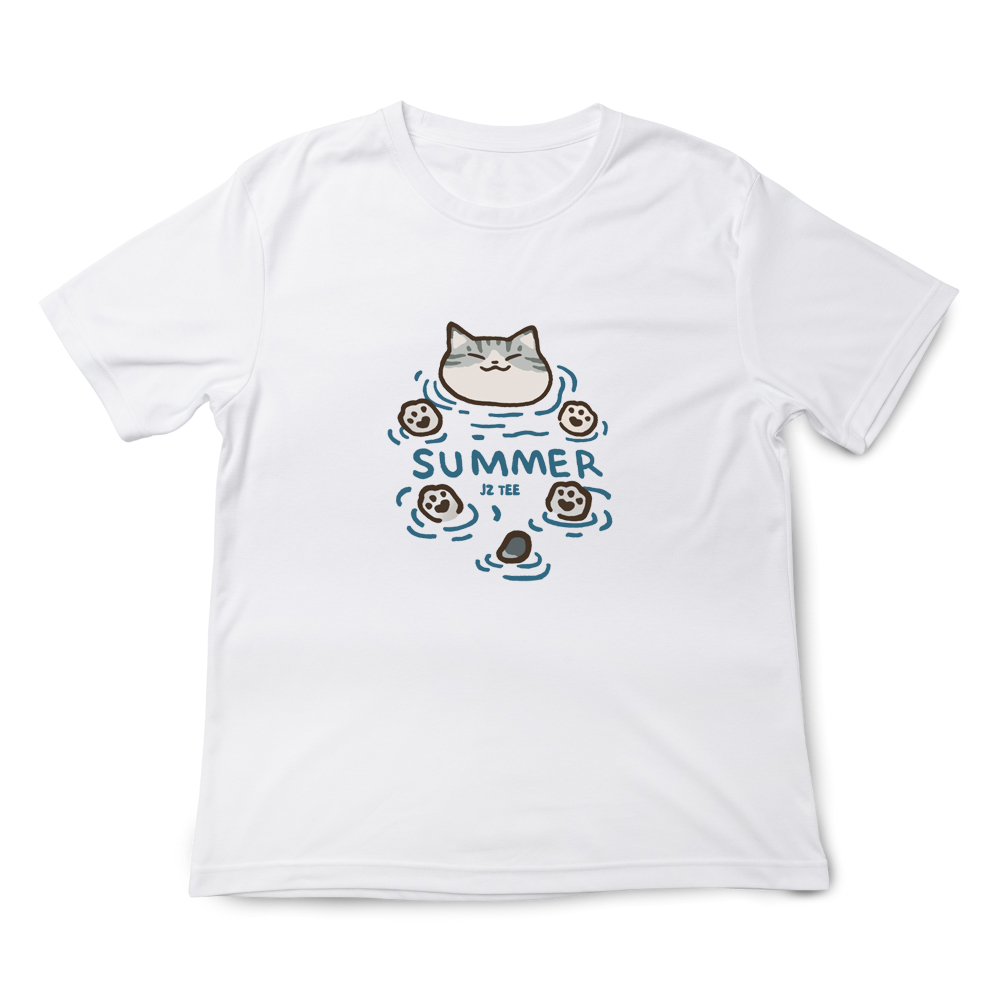 JZ TEE American Shorthair-Cat Bath Graphic Tee, , large