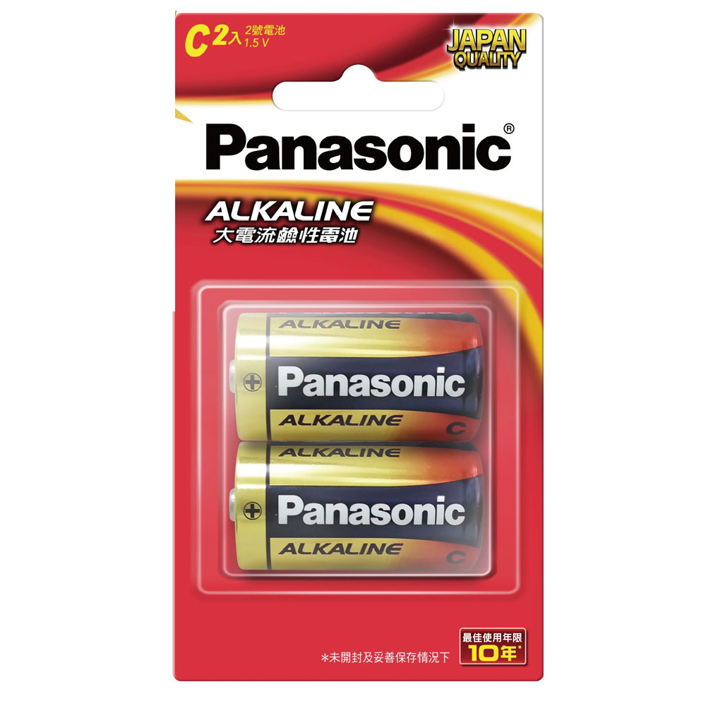 [寶旺旺] 國際牌Panasonic 鹼性電池2號C電池24入 吊卡盒裝(LR14TTS日本製1.5V大電流電池/公司貨), , large