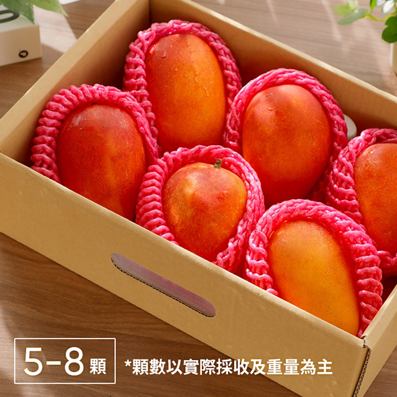 預購免運★5月下旬採收出貨【一起買】自然熟成．枋山頂級愛文芒果（大果5-8顆）, , large