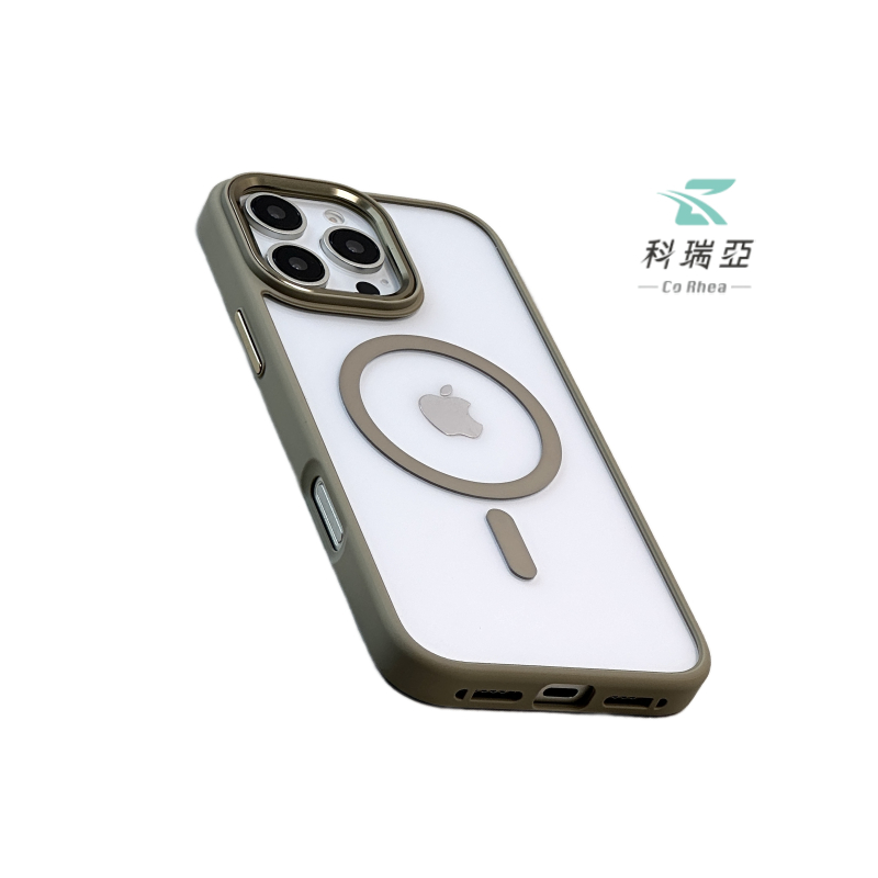 iPhone 16 Pro Max-6.9'' Gold Shield High-Transparency MagSafe Case - Titanium Gold, , large