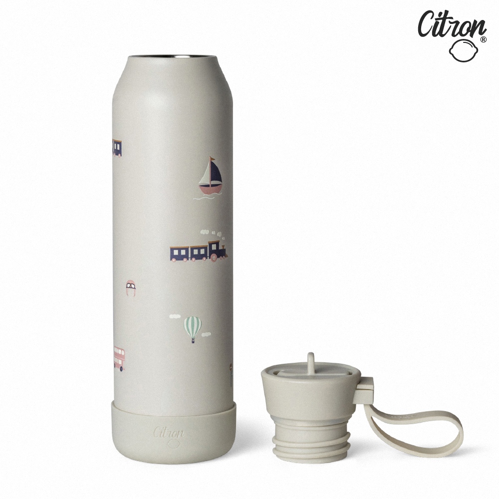 官方直營【Citron】矽膠提把三層保溫瓶_500ml_多款可選, , large