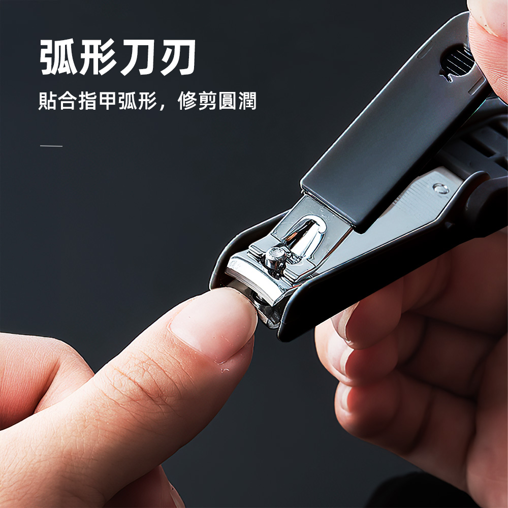 【上手家居】放大鏡指甲剪 黑色(指甲刀/斜口指甲剪/腳指甲剪/指甲剪刀/老人指甲剪), , large
