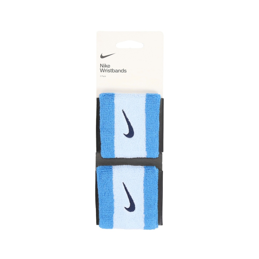 NIKE SWOOSH 腕帶 護腕 健身 訓練 慢跑 戶外 運動 簡約 素色 吸汗 乾爽 透氣 彈性 柔軟 舒適 天空藍, , large