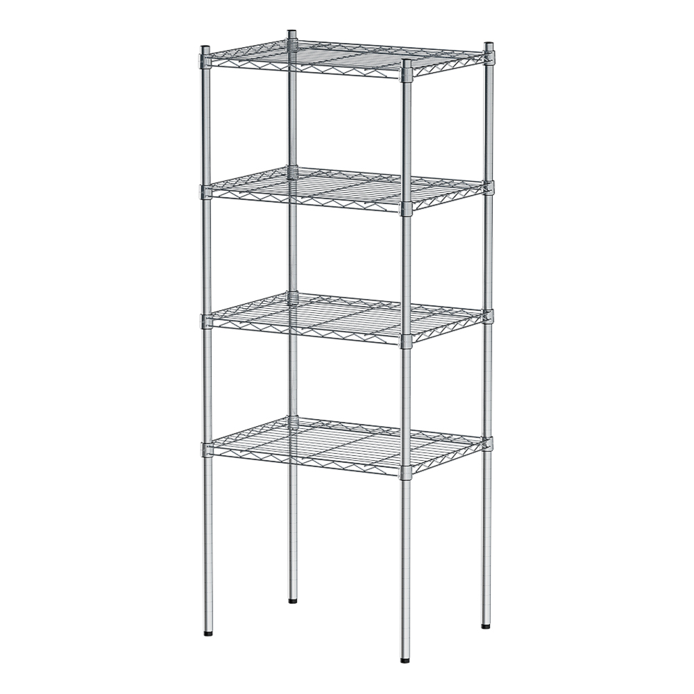 【Y HOUSE】60x45x150cm Lightweight Four-layer Iron Rack Iron Rack Shelf-Electroplating, , large