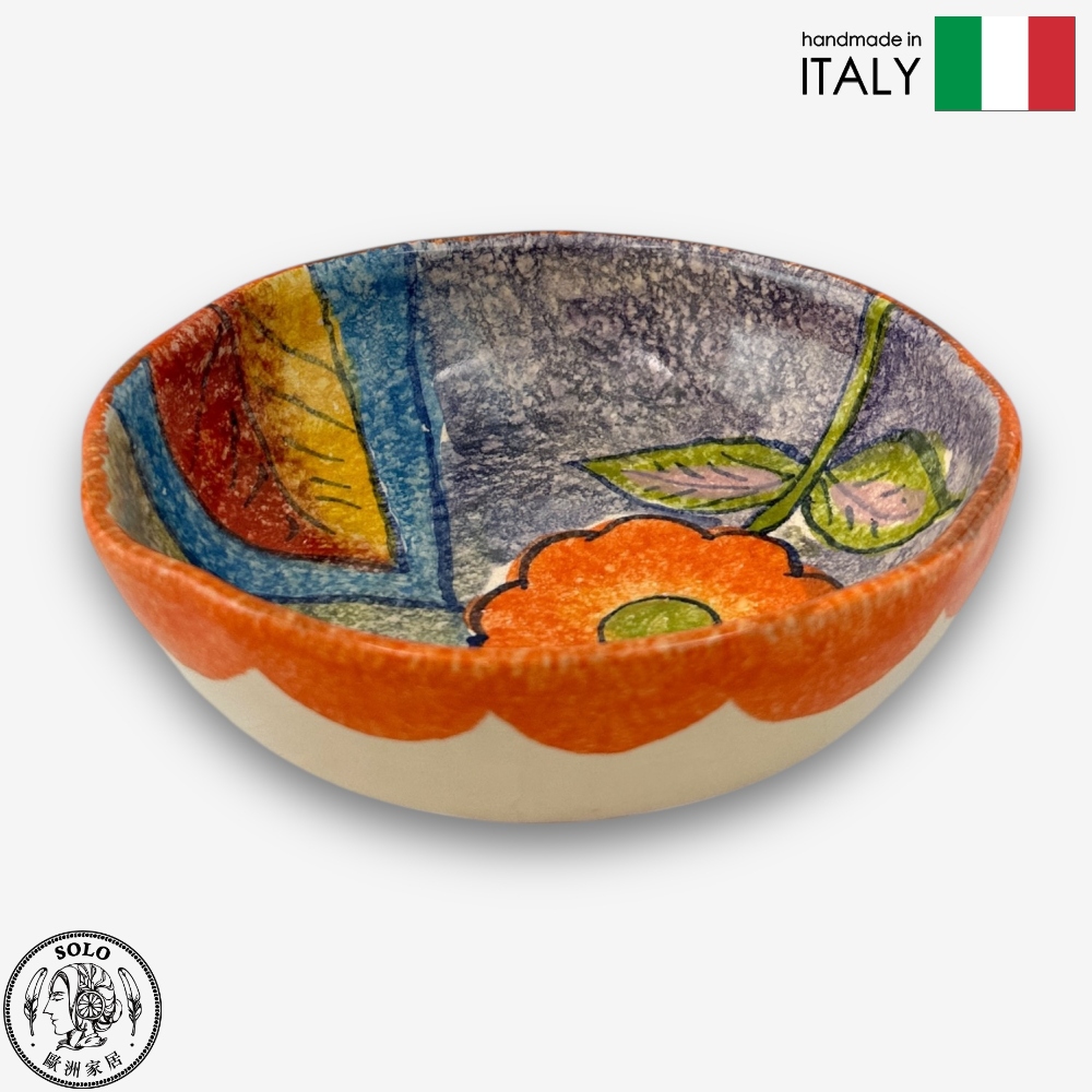 【SOLO歐洲家居】Modigliani 義大利製手工陶 14cm 淺碗 RA羅馬之愛系列, , large