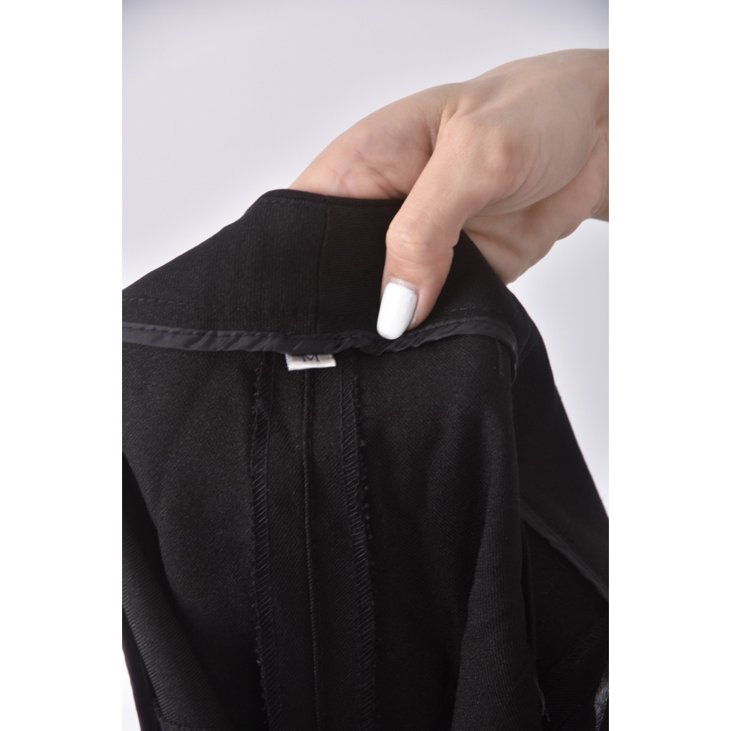 (M) 西裝直筒黑色長褲二手衣, , large