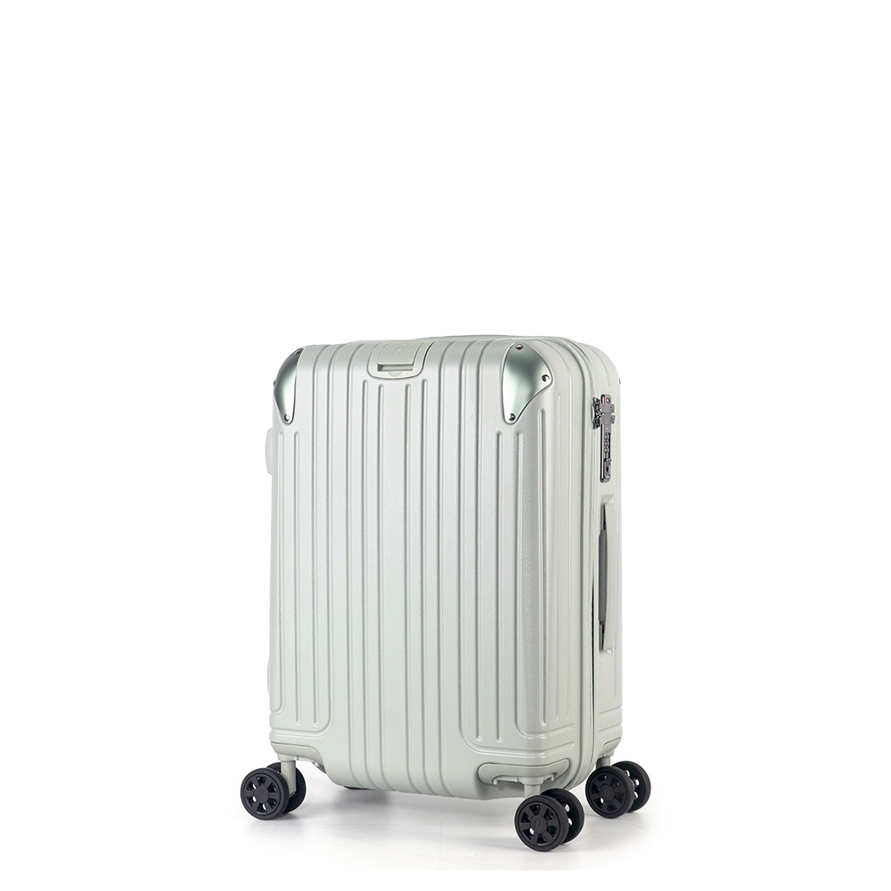 【ALLEZ】"Too Late to Meet III" 21-inch Luggage with Metal Corner Guards Rock Grey, , large