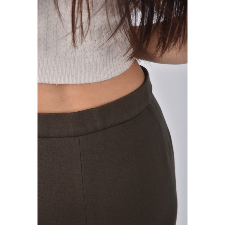 (XL) shiatzy chen高腰質感刺繡綠色長褲二手衣, , large