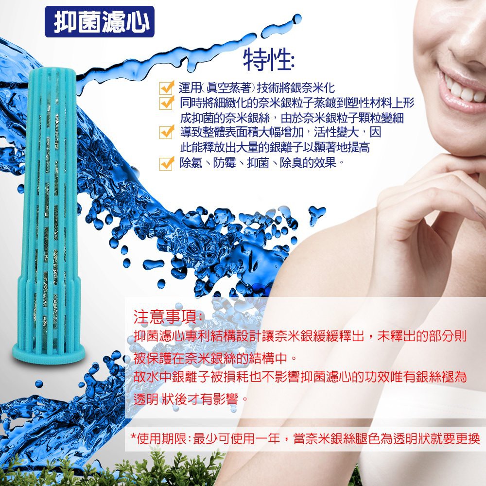 GS MALL  台灣製造 負離子沐浴蓮蓬頭 銀離子蓮蓬頭 負離子蓮蓬頭 沐浴蓮蓬頭 奈米蓮蓬頭 銀離子, , large
