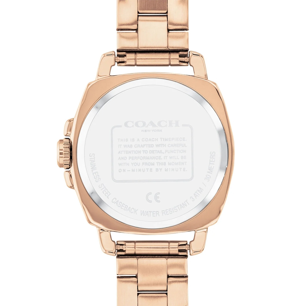 COACH 方圓C字水晶女錶-34mm CO14503142, , large
