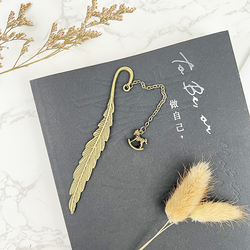 metal-feather-bookmark, , large