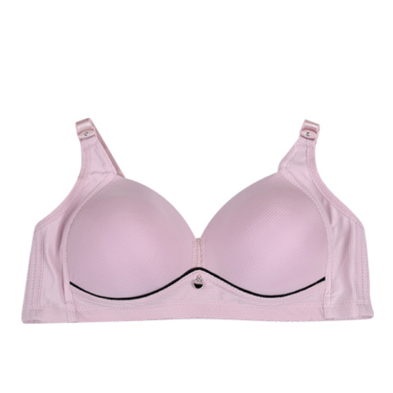 [WINIBRA]Natural Latex Push-Up Bra, Eco-friendly Cotton, Wire-Free, BC Cup Size 238 Khaki color L(36), , large