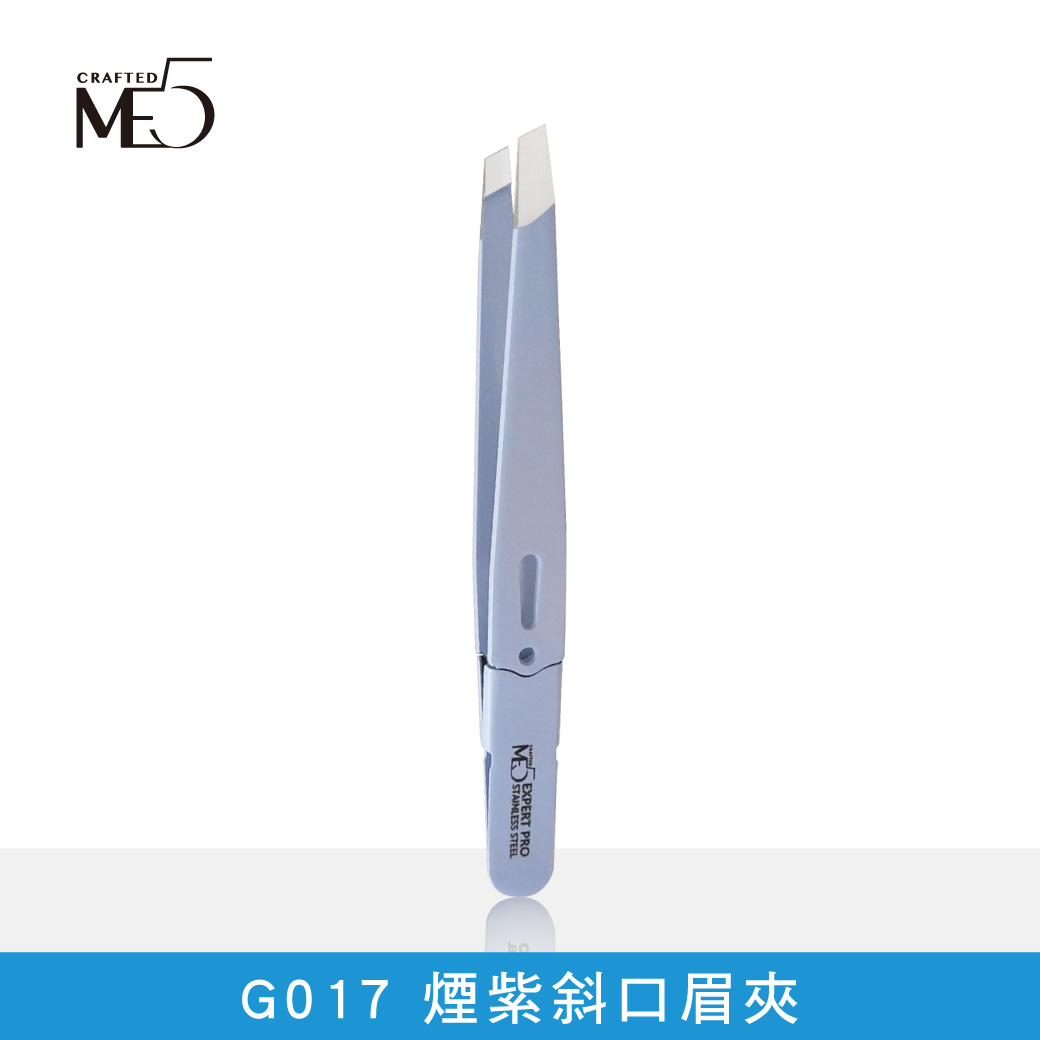 【ME5】G017 煙紫斜口眉夾, , large