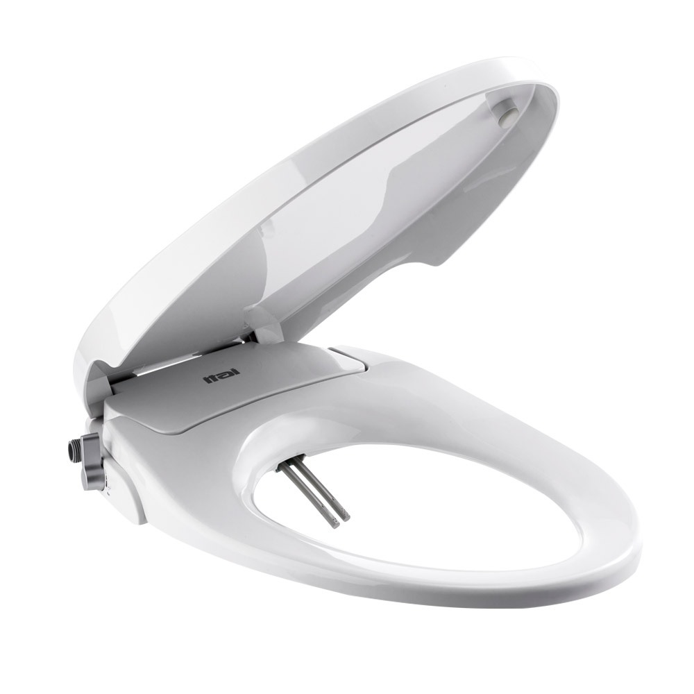 一太 免插電免治馬桶座 省電洗淨便座 HG204D(U型) HG206V(O型) 白色馬桶蓋 浴室 廁所清潔HG106V, , large