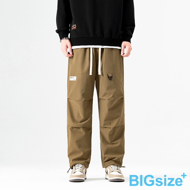 大尺碼-潮流墬感工裝褲-黑/棕/軍綠-0204172, , large