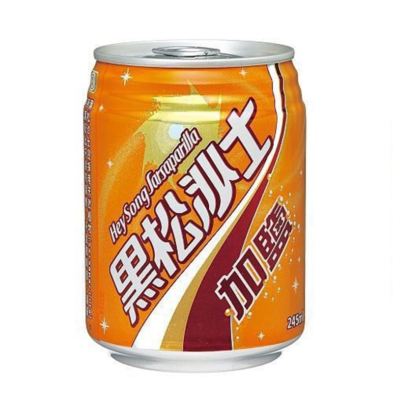 加鹽黑松沙士Can245ml, , large