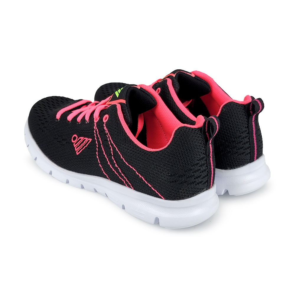 JUMP將門 超輕量慢跑女鞋 女運動鞋 MIT台灣製 透氣 編織 柔軟 耐穿 Q彈 釋壓 抗菌 防臭 耐磨 防滑 黑桃紅, , large