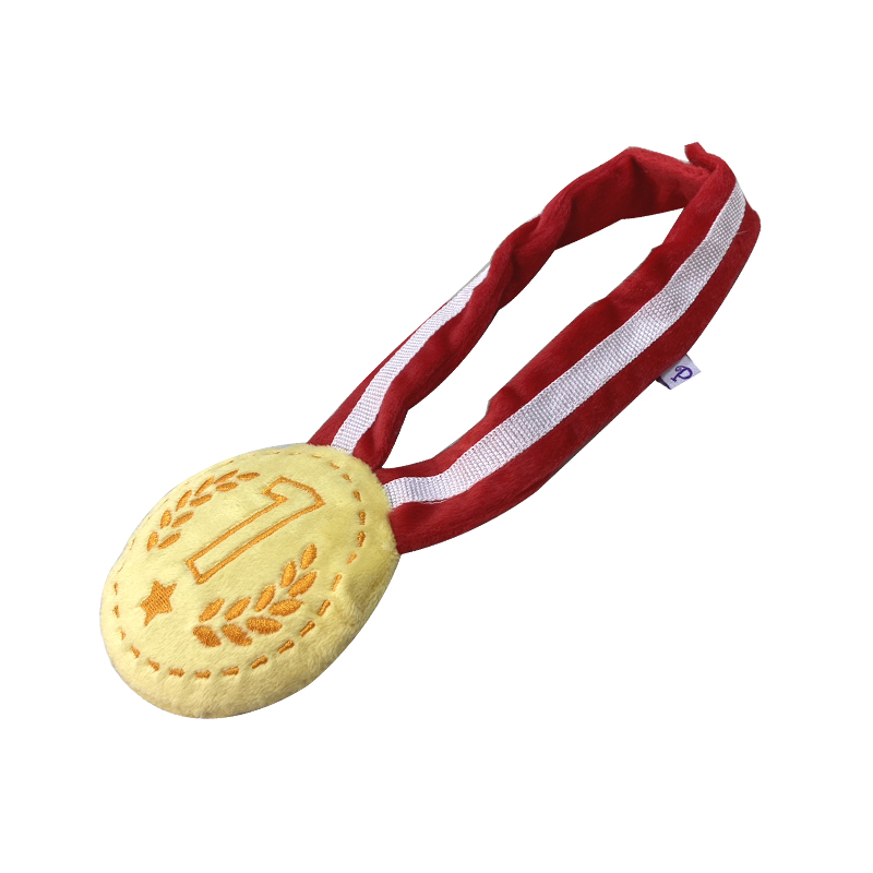 Perla gold medal plush toy, , large