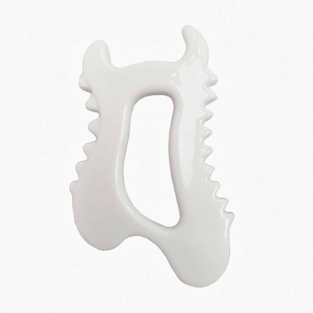 【上手家居】臉部陶瓷刮痧板-臉部按摩款(按摩/臉部刮痧板/美容撥筋棒/刮痧棒/臉部按摩/臉部刮痧/撥筋/大腿按摩), , large