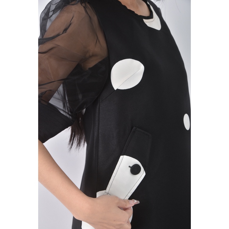 (S) moma質感黑色洋裝二手衣, , large