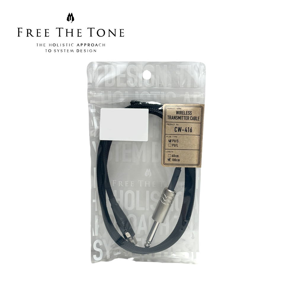 FREE THE TONE CW-416 PU/S WIRELESS 無線傳輸導線 100公分款【敦煌樂器】, , large