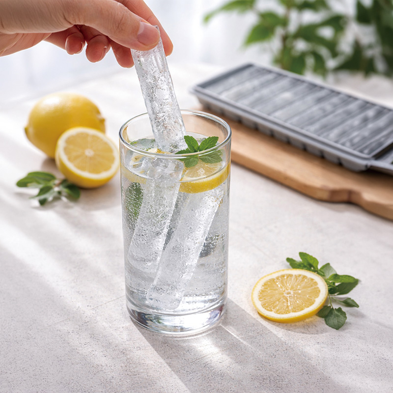 [巴果果]食品級多格製冰盒 長條形製冰格 冰塊盒 冰模 冰塊模具 好取冰 不易變形 居家必備  SIC-027, , large