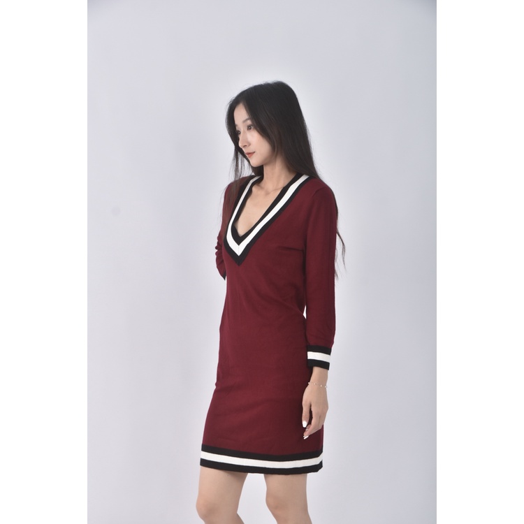 (S) forever21v領紅色洋裝二手衣, , large