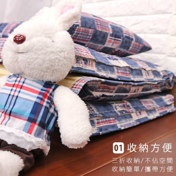 台灣製 #贈同色記憶枕-學生床墊 單人床墊《牛仔藍竹面單人透氣床墊》-台客嚴選(原價$1899), , large