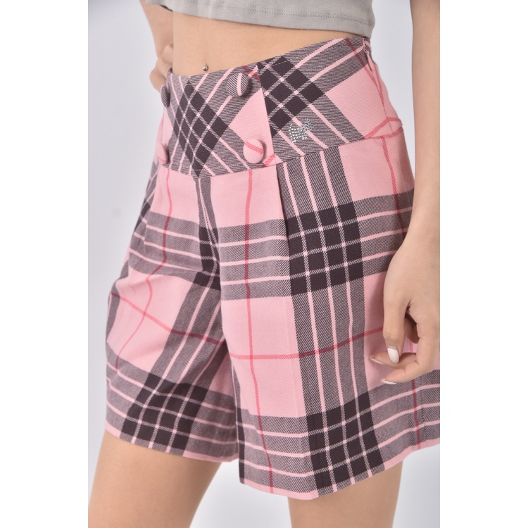 (2XL) scottish house高腰質感羊毛純羊毛粉色短褲二手衣, , large