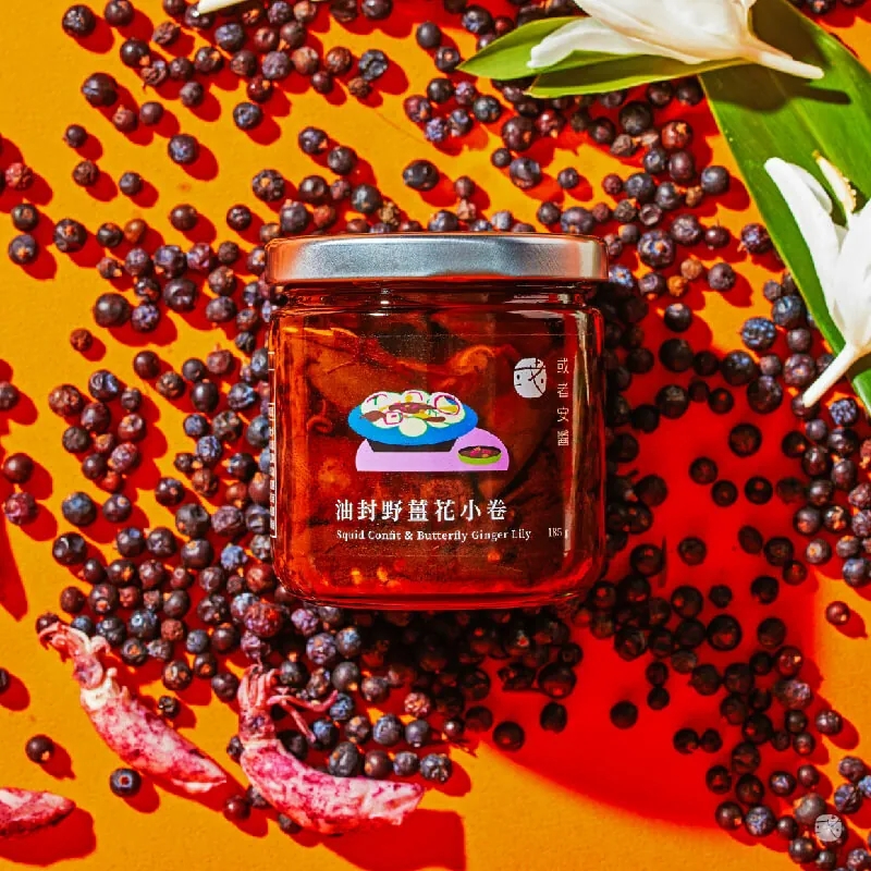 [OR Sauce]Squid Confit & Butterfly Ginger Lily, , large