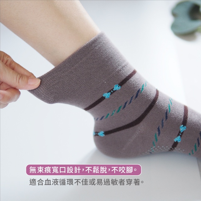 [Kaimei Cotton] 6 pairs set, random and excellent, made in Taiwan by MIT, wide-mouthed women’s version of senior socks without bunch marks - playful bow tie style, Kaimei Cotton, , large