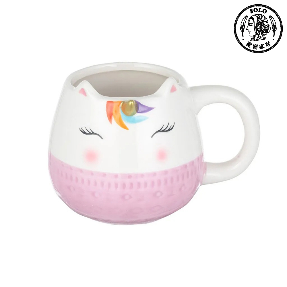 【SOLO歐洲家居】LCW Home 350ml 夢幻獨角獸造型杯 馬克杯, , large