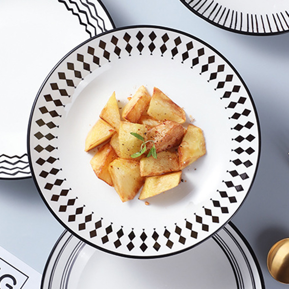 8-inch deep plates, , large