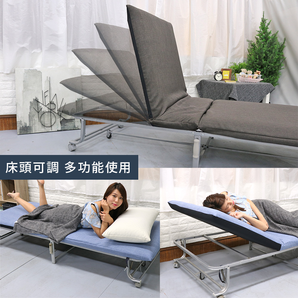 Sofa Bed, 鐵灰, large