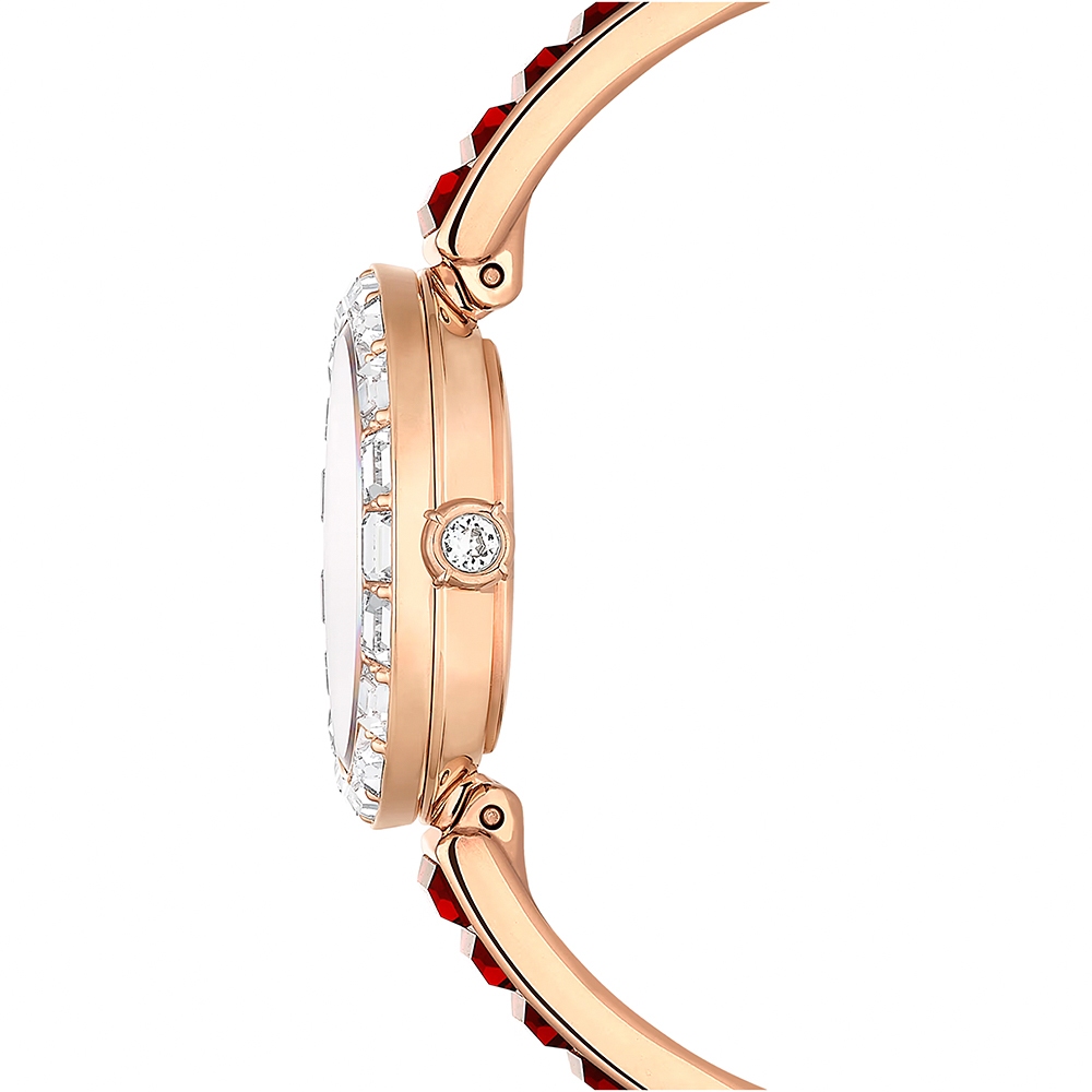 SWAROVSKI 施華洛世奇 Matrix Bangle 方形切割水晶手鐲式手錶 女錶-25mm 送禮 5690811, , large