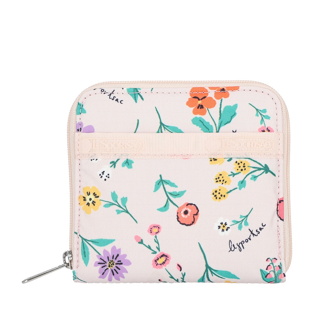 Lesportsac Compact Zip Wallet 簡約拉鍊短夾/ 輕舞野花, , large