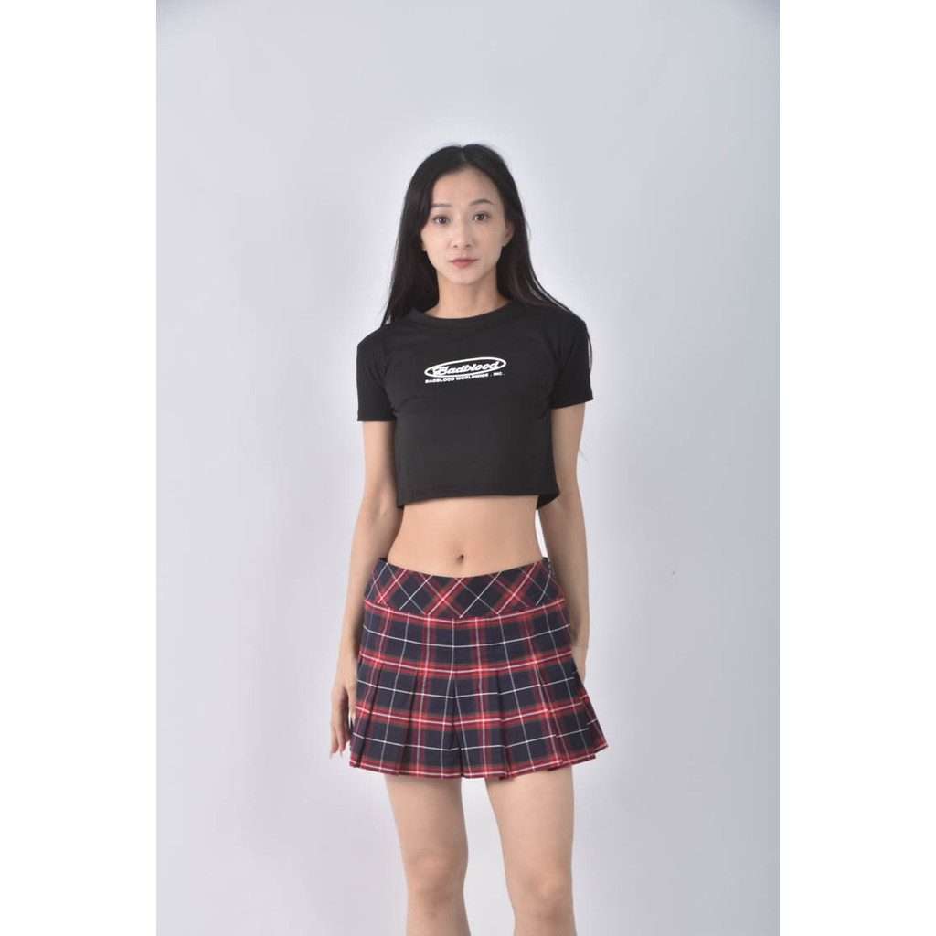 (S) knights bridge棉質純棉紅色短裙二手衣