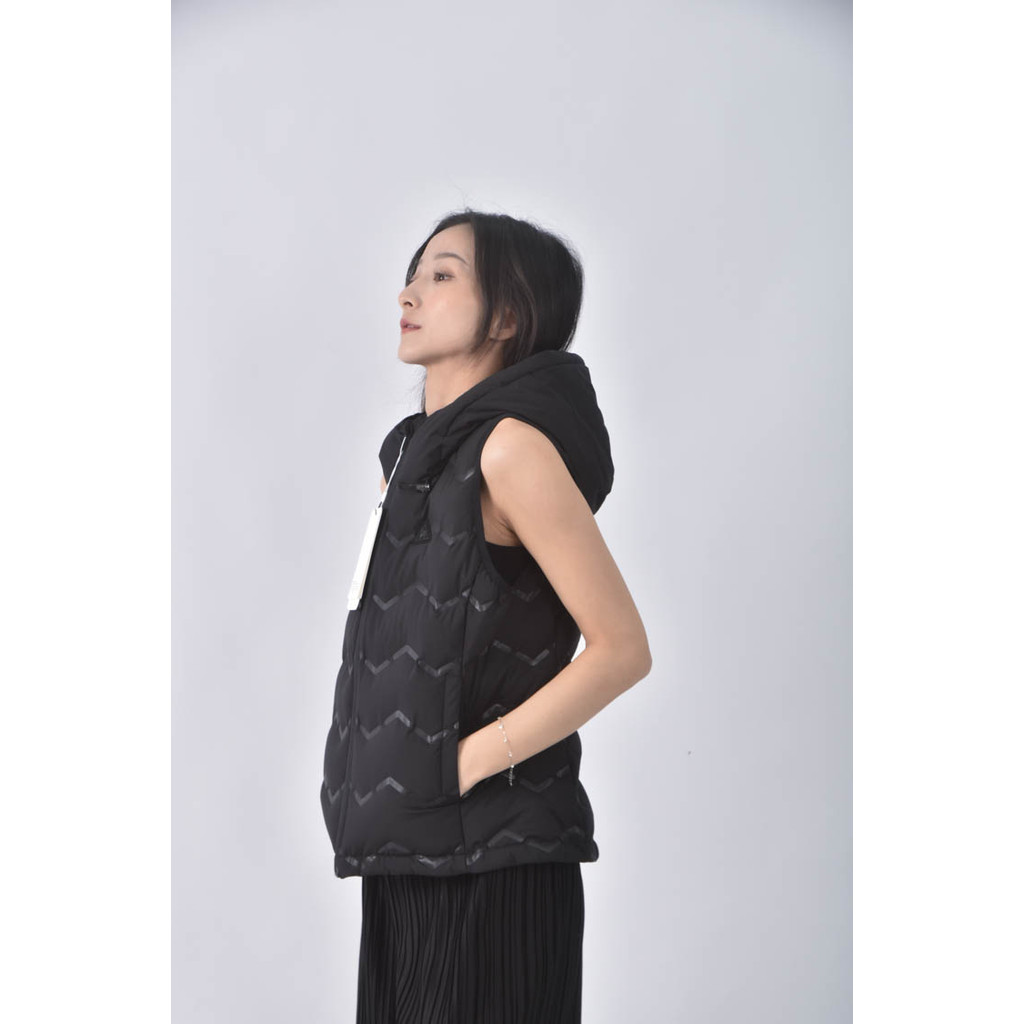 (M) le coq sportif背心連帽黑色外套二手衣, , large