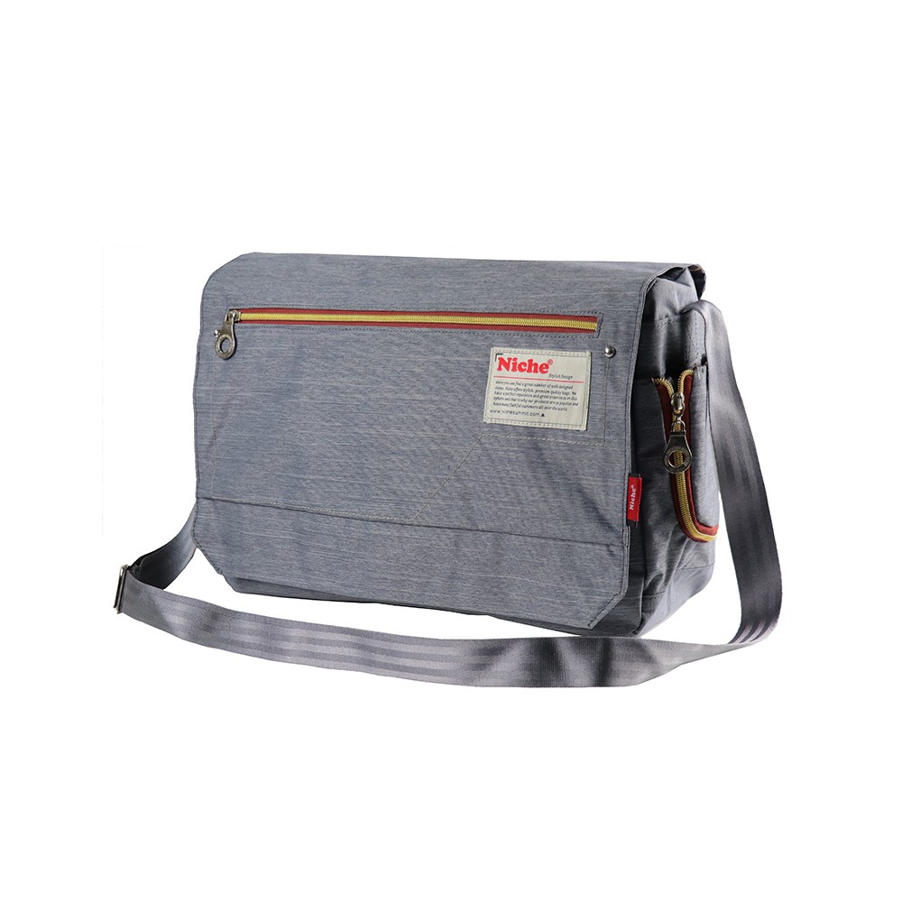 【Niche 樂奇】輕量型側背包 尼龍防潑水斜背包 郵差包  NCL-5321, , large