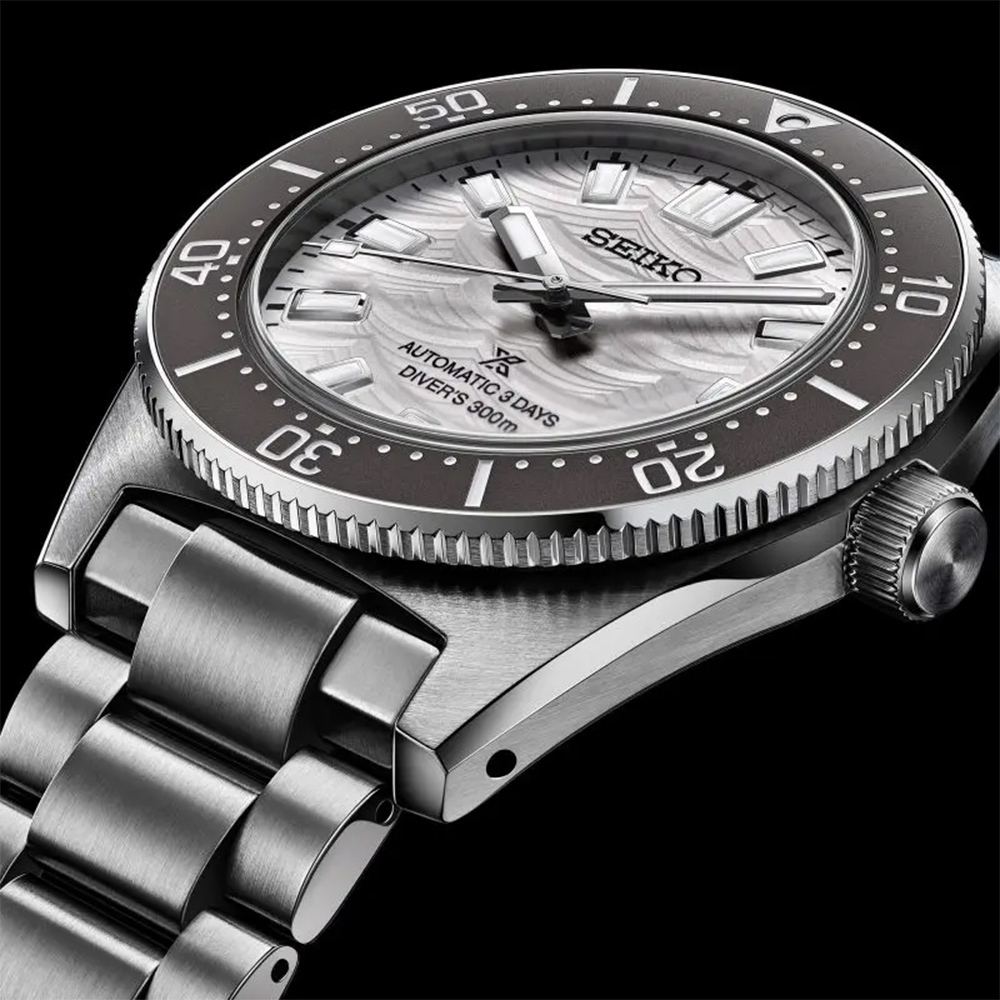 SEIKO精工 Prospex 60週年限量 三日鍊 銀色海浪 潛水機械錶 送禮 SPB511J1/6R55-00K0S, , large