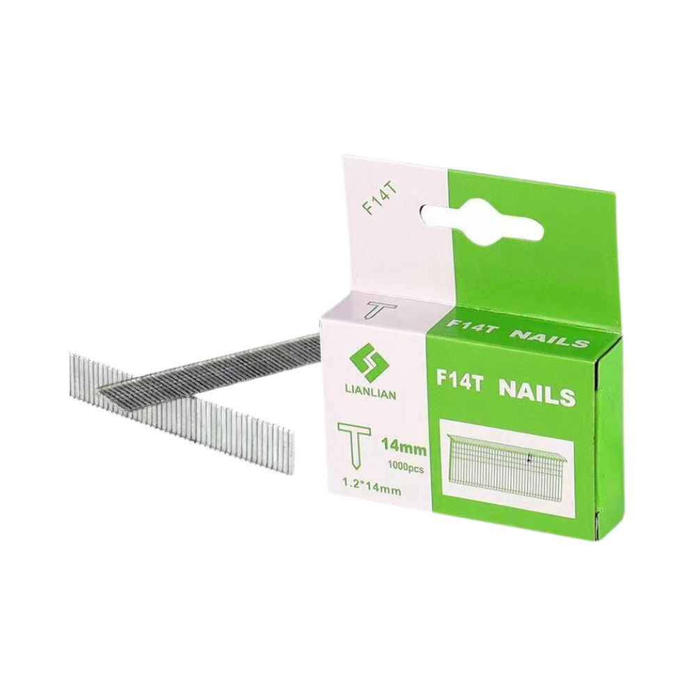 T-shaped nails, 14mm long / 1 box contains 1000 nails, , large