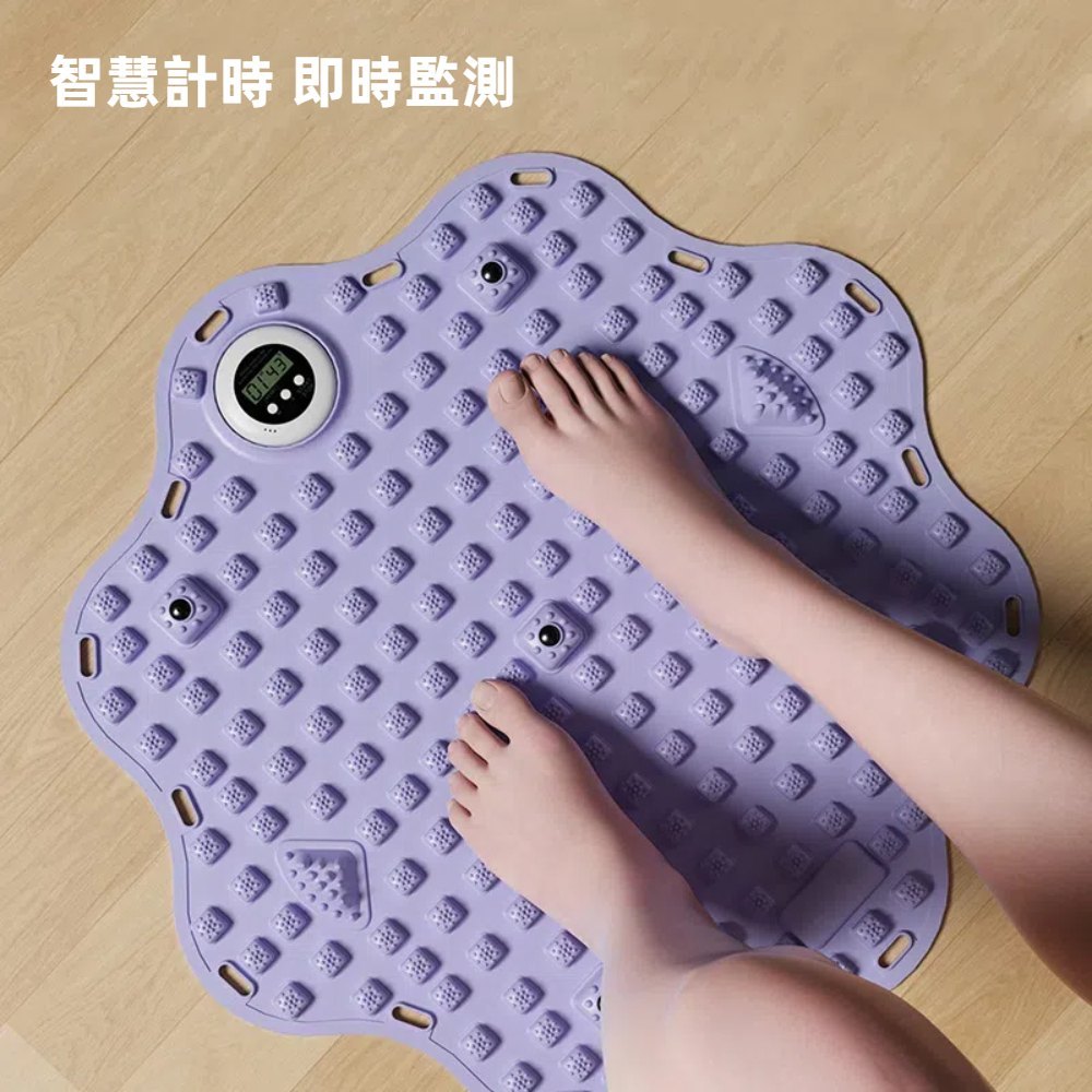 【A&R】超慢跑馬卡色系智能計時按摩墊 - 紫色, , large