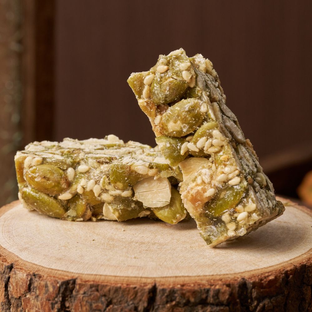 Pumpkin Seed Brittle 200g | Premium 3A Pumpkin Seeds, Low Sugar Handmade Snack （【ChouChou Enterprise】, , large